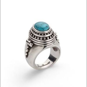 Jewelmint Locket Turquoise Ring